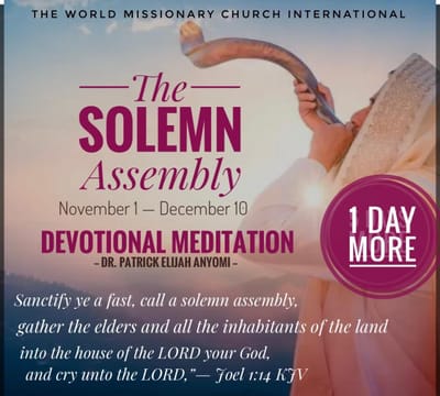 Solemn Assembly Day 39: A Prayer for Revival in Our Day