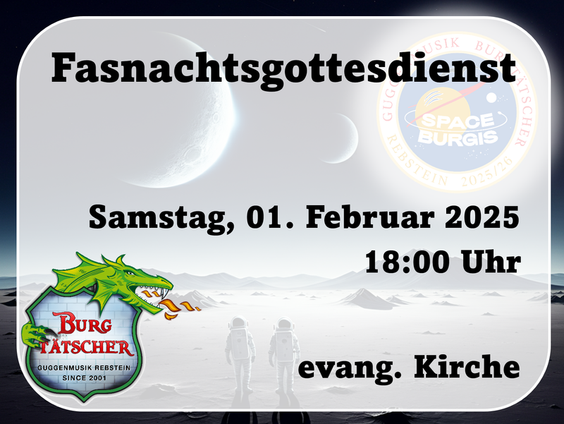 ökum. Fasnachts-Gottesdienst mit Burgtätscher in Rebstein