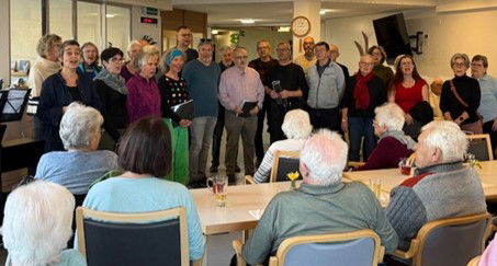 Auftritt Kirchenchor im Geserhus