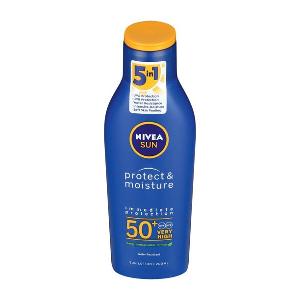 Nevia sunscreen bottle