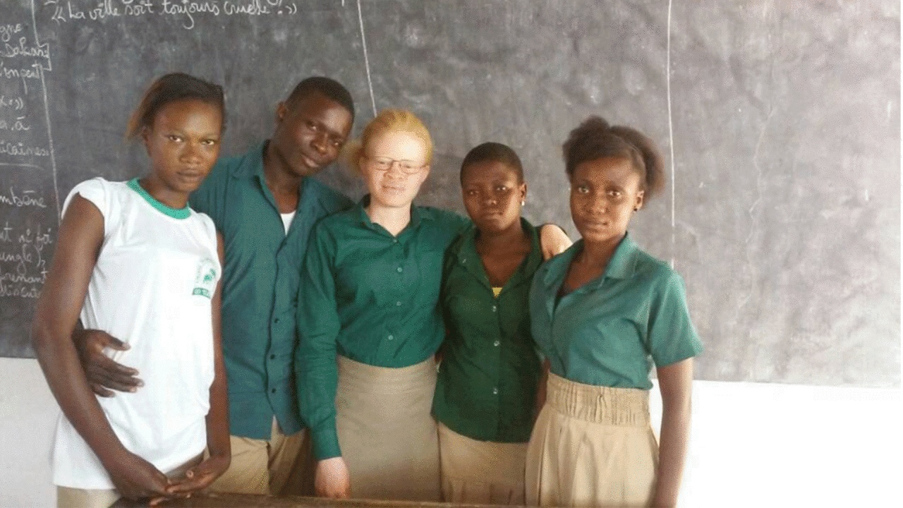 Students in a classroom