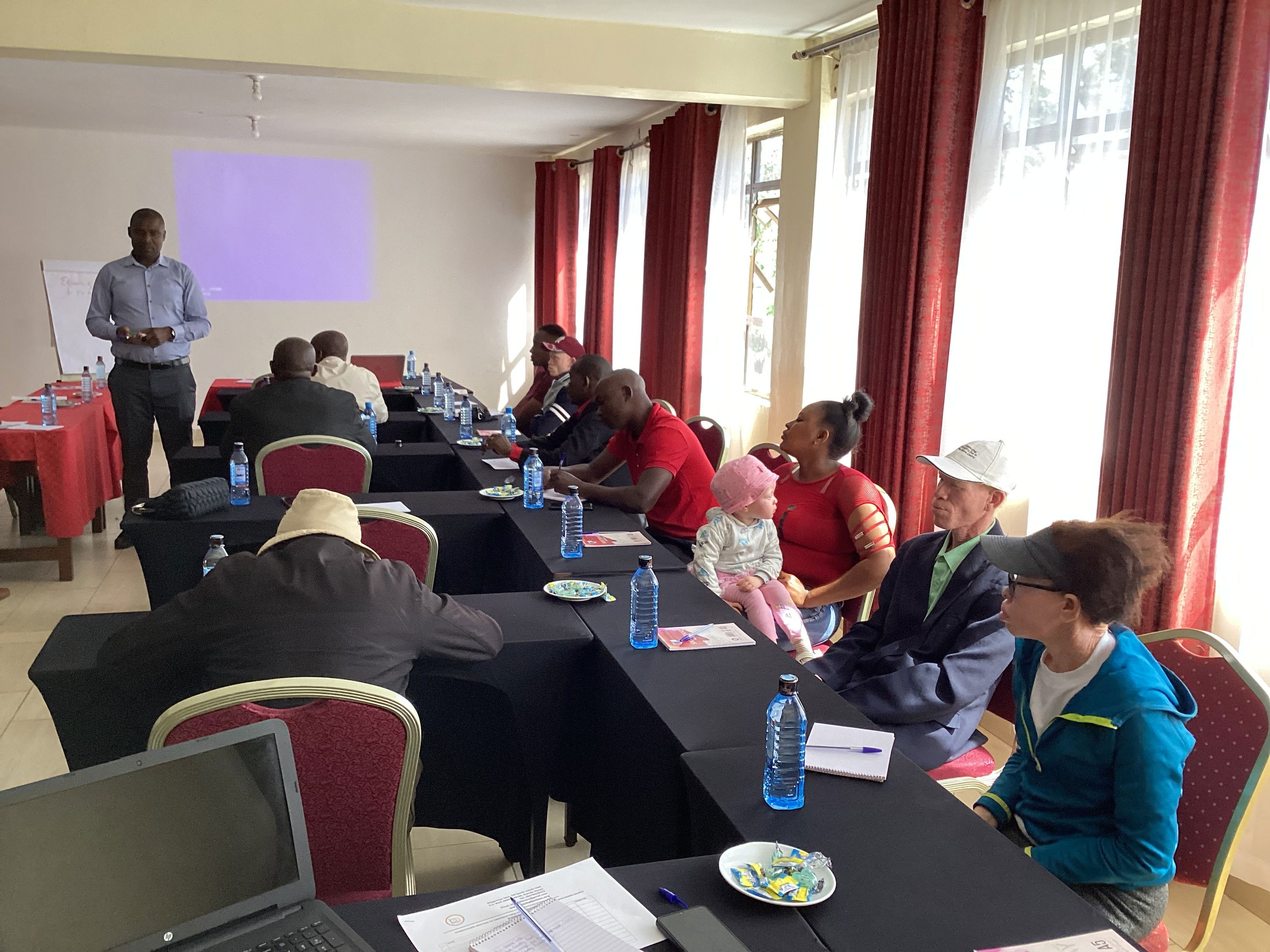 Participants of the training in Machakos about health issues in the county