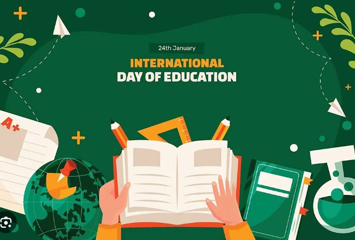 A poster for International Day of Education