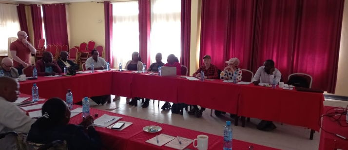 A picture of the attendees of the forums at Machakos County