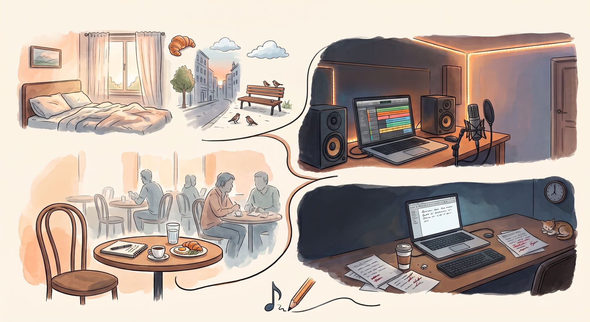 Diary Entry — A Day in the Life of a Songwriter