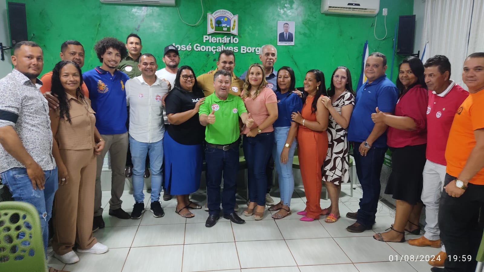 Em Convenção Partidária Federação Brasil da Esperança homologa candidatura à reeleição de Manoel Moura em Abreulândia