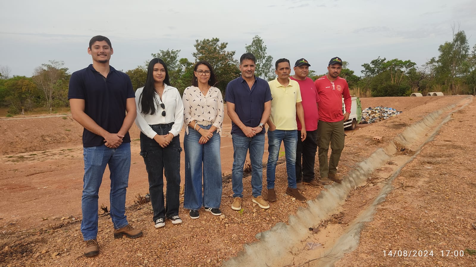 Estrutura do Aterro Sanitário de Dois Irmãos é apresentada ao secretário estadual de Meio Ambiente Marcelo Lelis