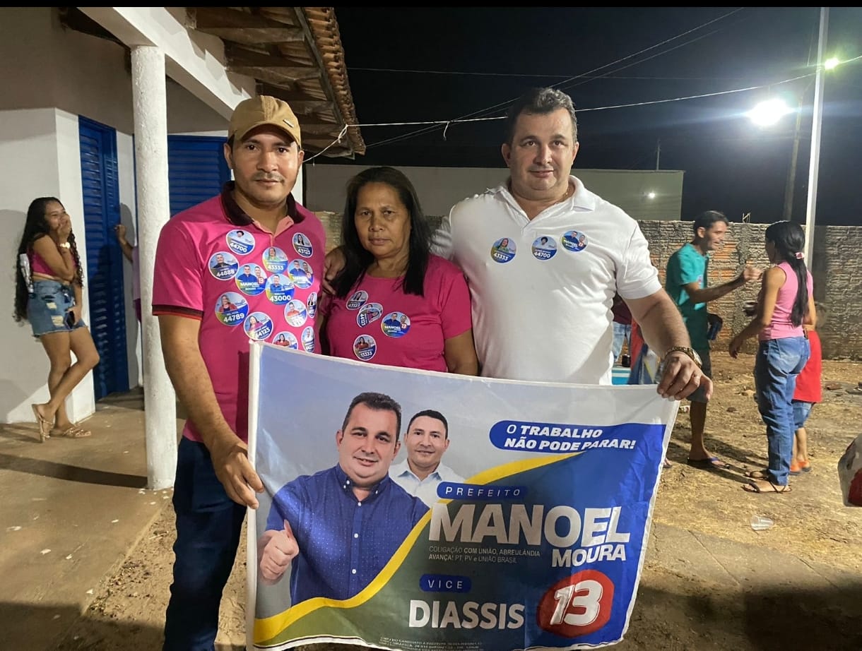 Caminhada e Reunião Marcam Mobilização das Mulheres em Apoio à Reeleição de Manoel Moura em Abreulândia