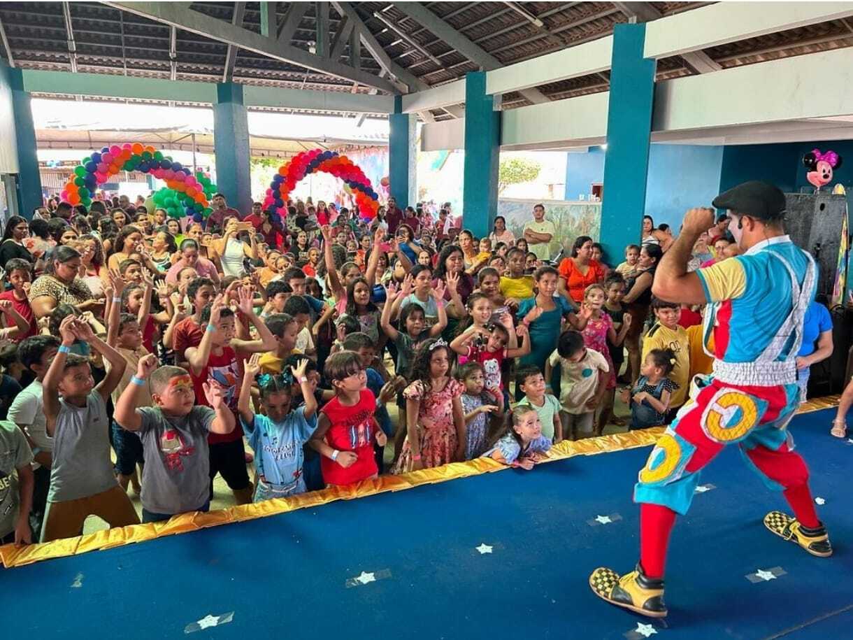 Divinópolis do Tocantins Celebrou Dia das Crianças com evento realizado no Centro Cultural Senador João Ribeiro no dia 01 de novembro