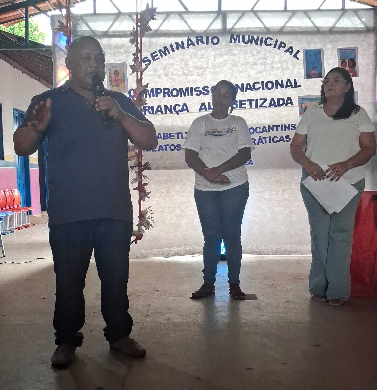 Caseara realiza I Seminário Municipal "Alfabetiza Mais Tocantins" na Escola Municipal Aristeu Camargo