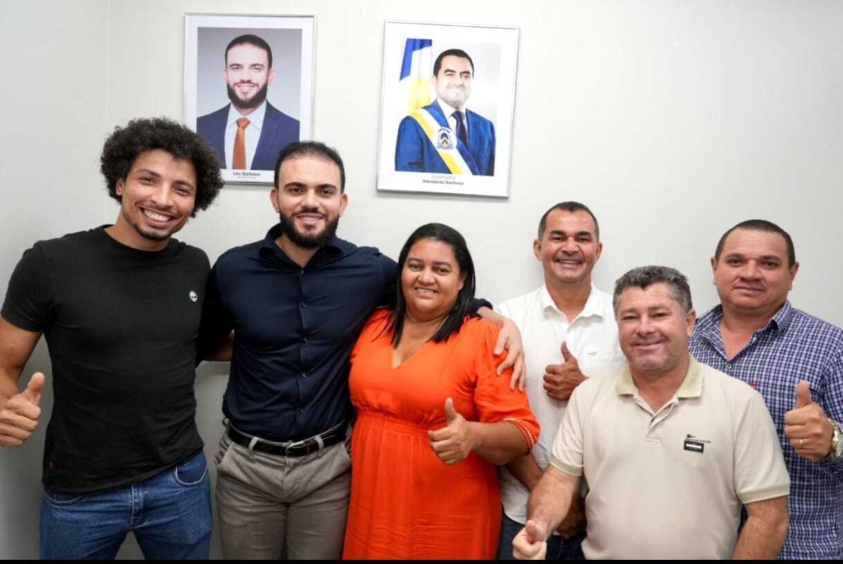 Vereadores de Abreulândia fazem visita oficial ao Deputado Estadual Léo Barbosa, em Palmas e reivindica recursos para o município