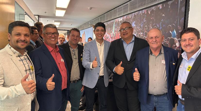 Prefeito Eleito de Marianópolis, Saulo Barbosa, está em Brasília reivindicando recursos para a gestão que se inicia em 2025