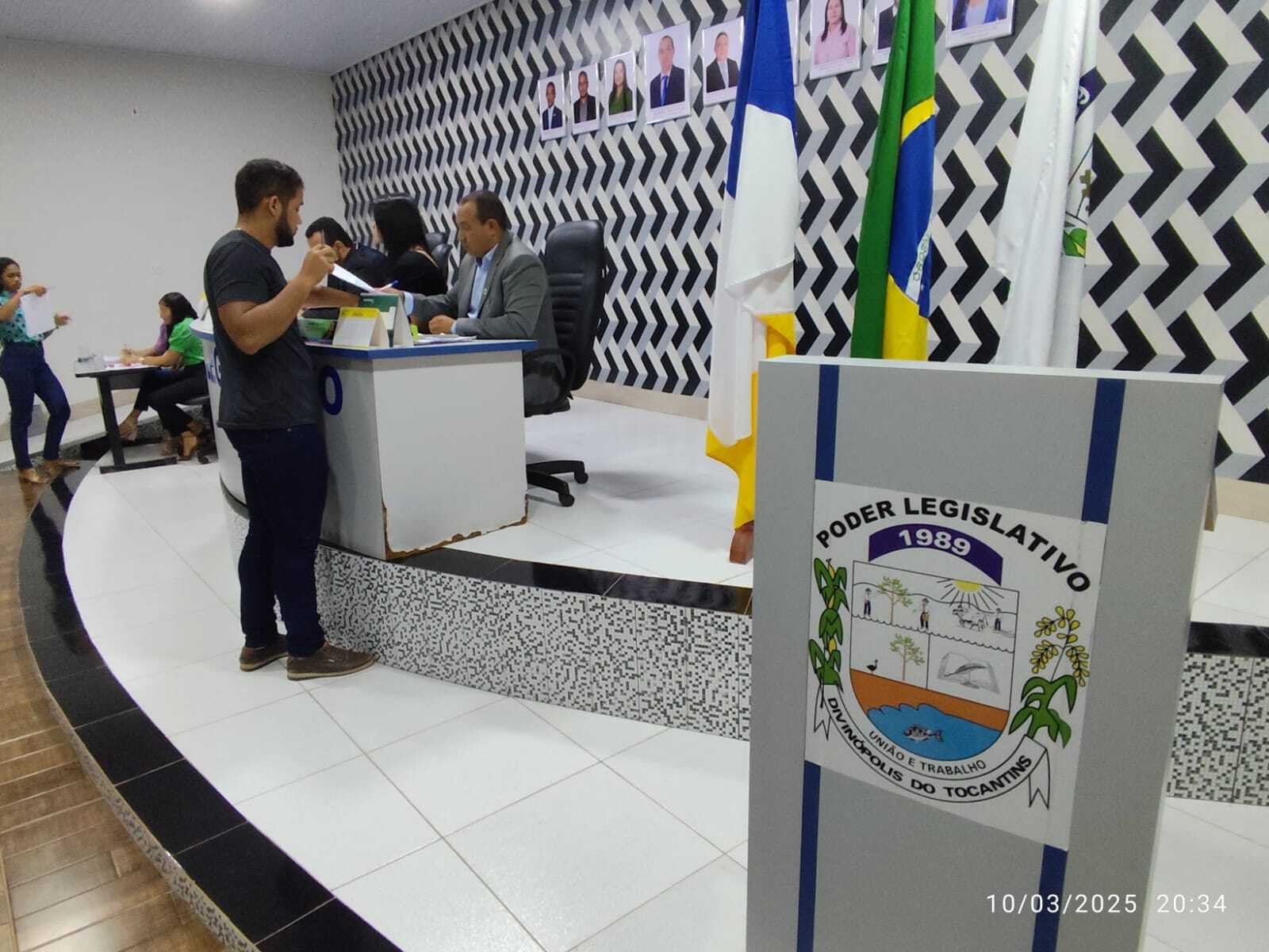Produtividade: Legislativo de Divinópolis do Tocantins mantém ações no mês de março