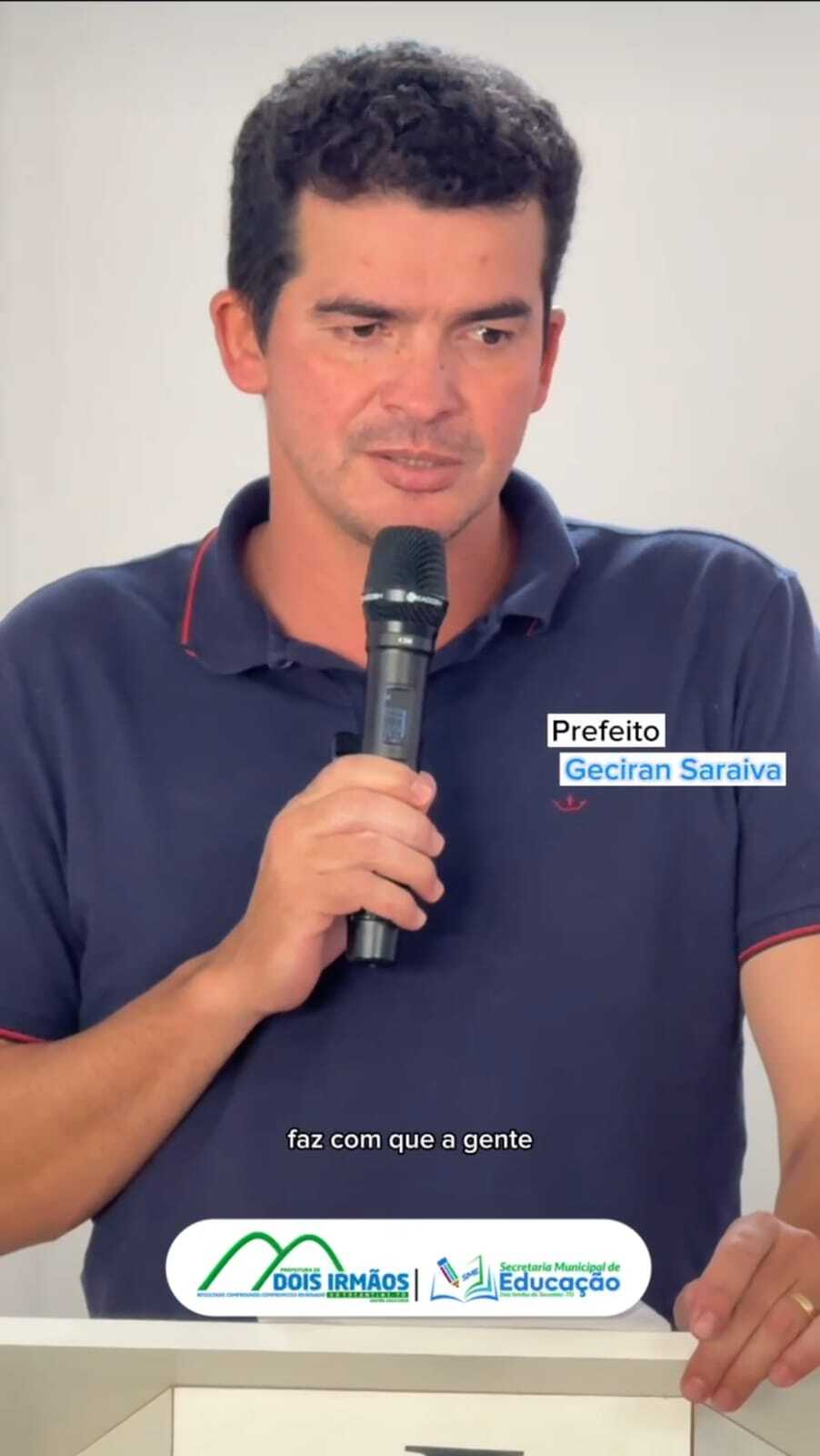 Prefeito Irmão Geciran participa do 1º Encontro de Pais de Autistas de Dois Irmãos "faz a gente refletir"