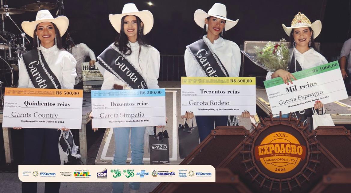 Concurso Garota ExpoAgro 2025 será ealziado em 24 de maio e promete encantar o público em Marianópolis