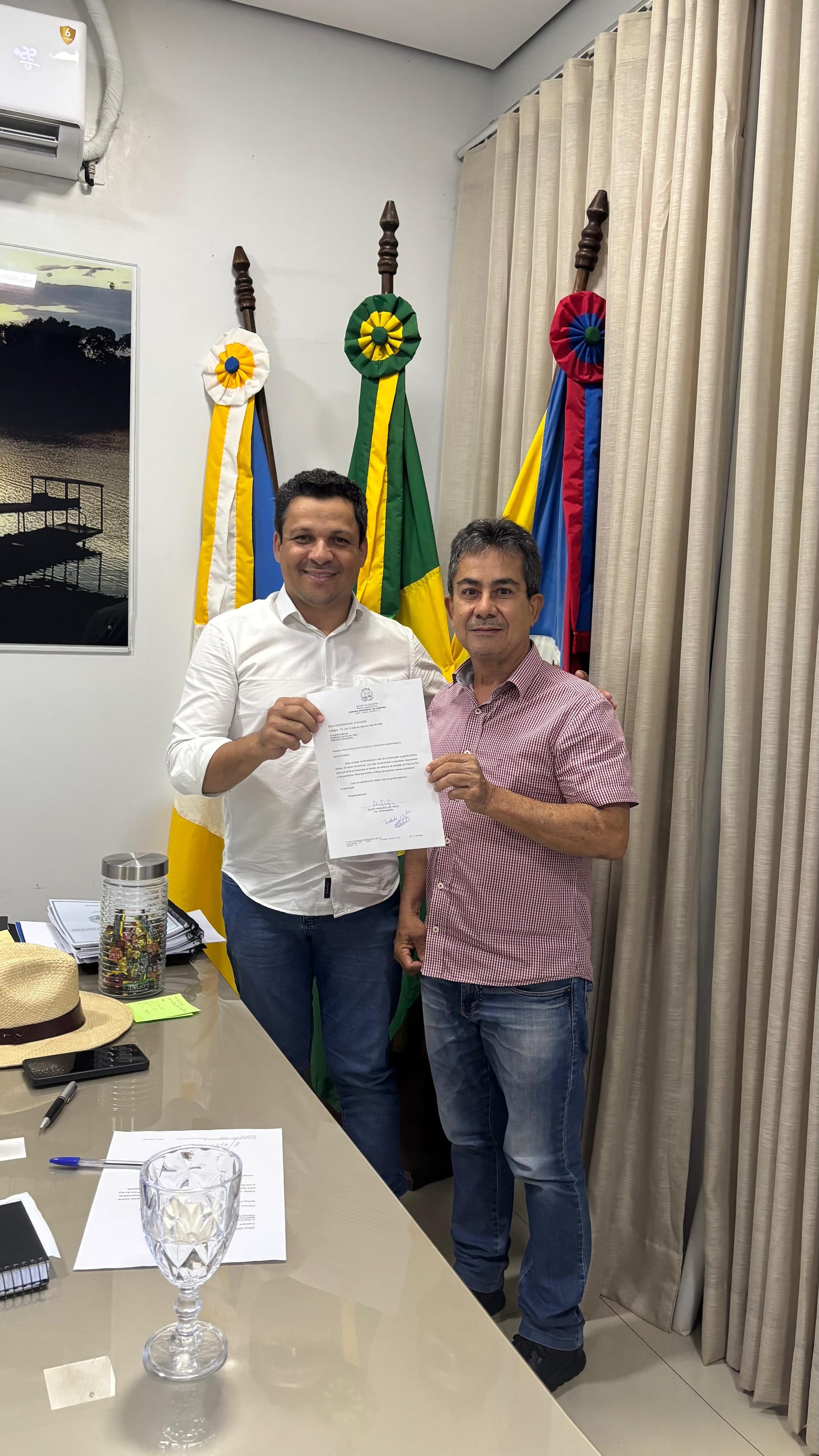 Presidente da Câmara de Caseara Suair Mariano solicita revitalização de acessos à Praia do Sol e Vila Paraibinha