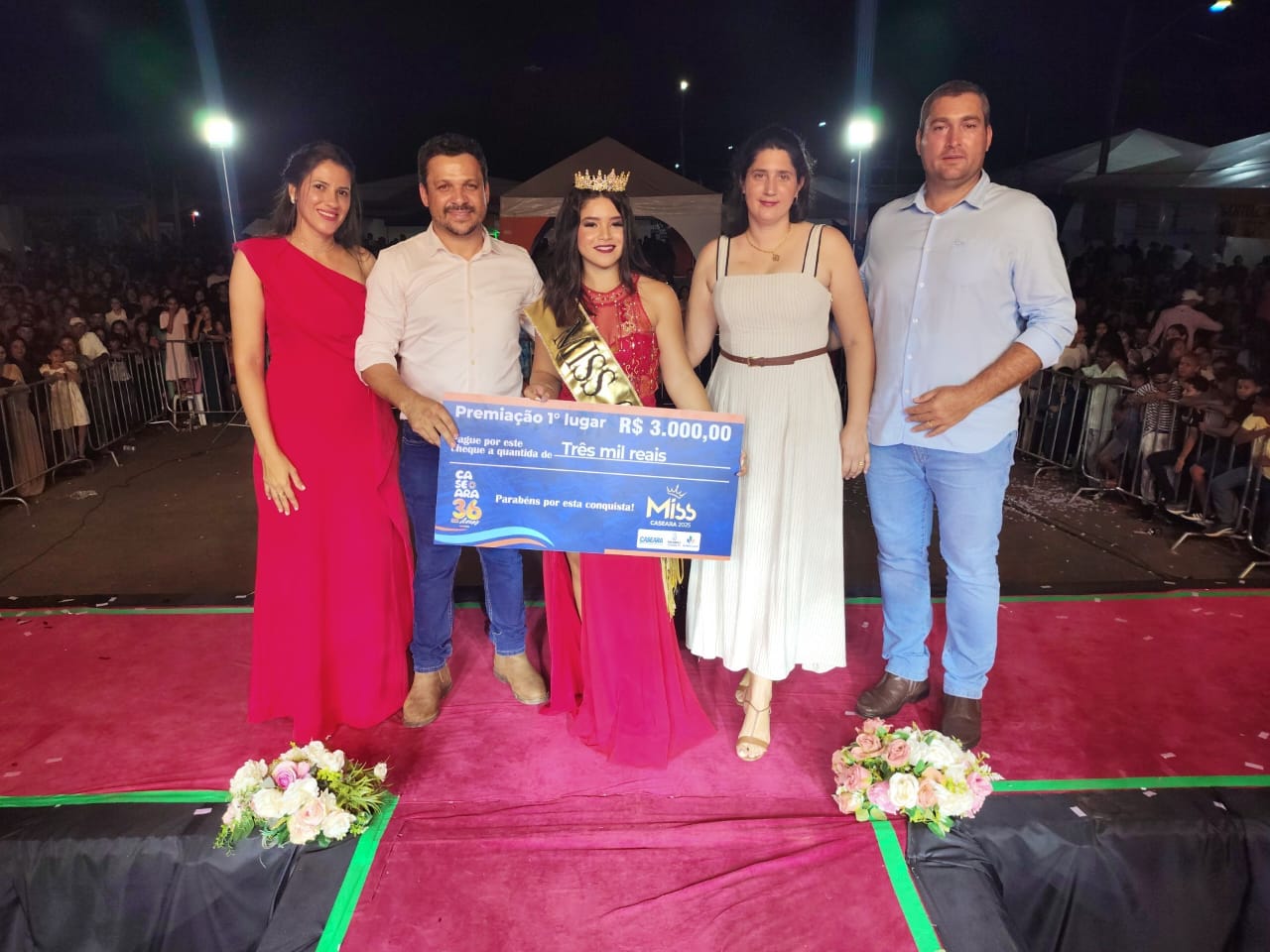 Alice Martins é eleita Miss Caseara 2025 com prêmio de 03 mil reais nos 36 anos de emancipação política do município