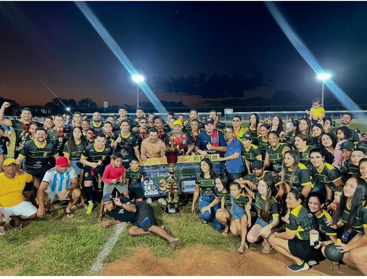 Empório Beer conquista Campeonato Municipal de Futebol com goleada histórica e campanha invicta em Caseara