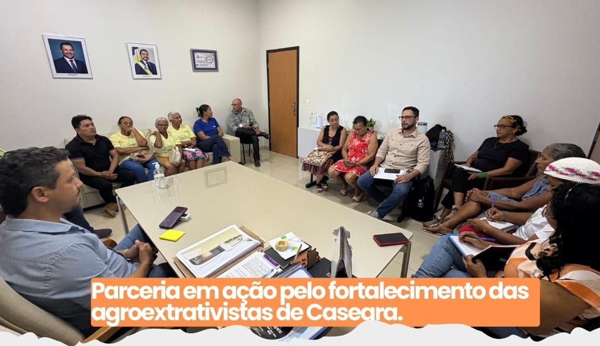 Caseara avança no apoio ao agroextrativismo com reunião entre Prefeitura, Seagro, Fiocruz e Ama Cantão