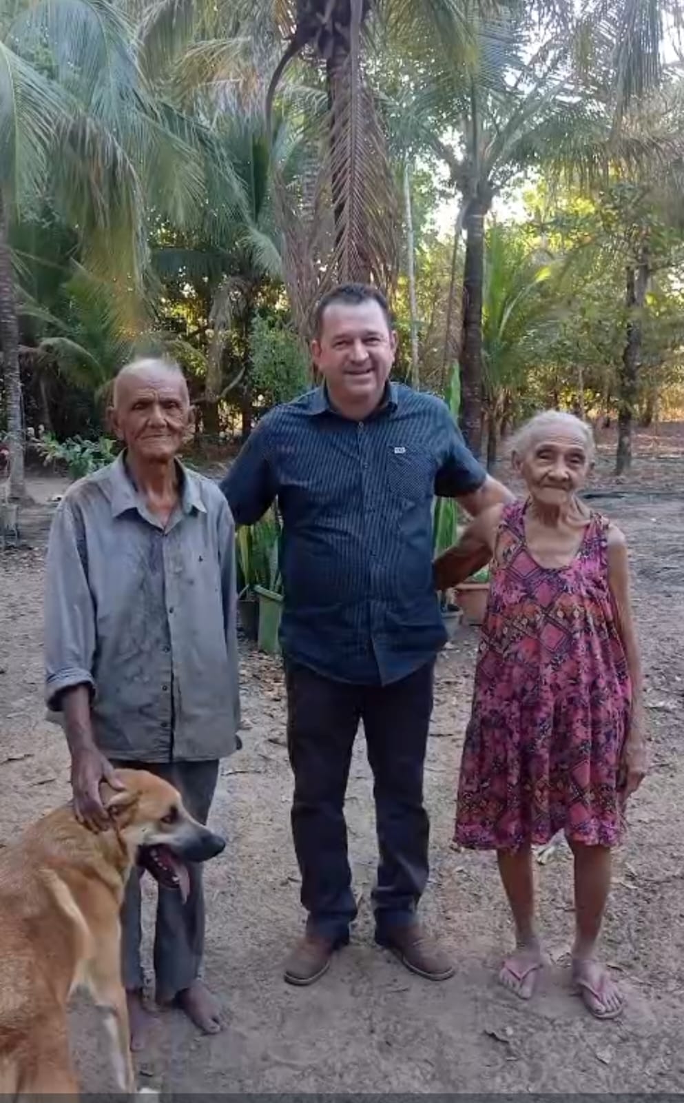 Saulo Barbosa visita agricultor Pedro Xavier em aceno ao apoio ao homem do campo em Marianópolis