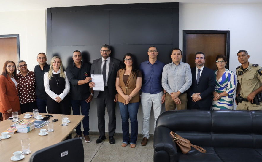 SSP e Conselho Comunitário de Segurança de Miranorte discutem parcerias para viabilizar melhorias na Polícia Civil no município
