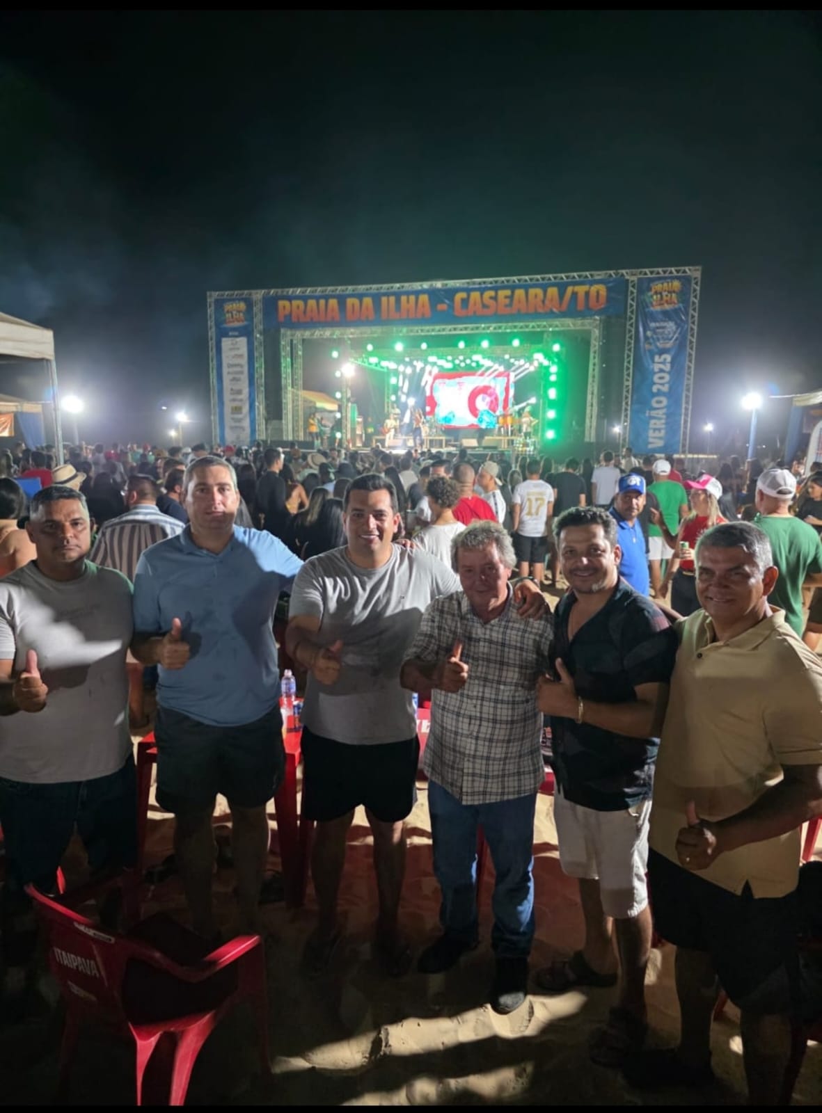 Prefeito de Caseara recebe deputados Gutierrez Torquato e Vilmar Oliveira na reta final da temporada de praia 2025