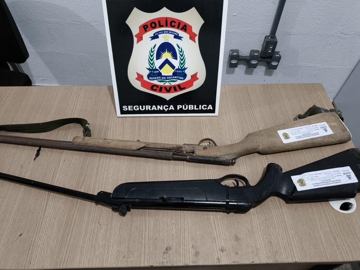Operação Gatilho: Em Paraíso, Polícia Civil do Tocantins prende homem em flagrante por posse ilegal de arma de fogo
