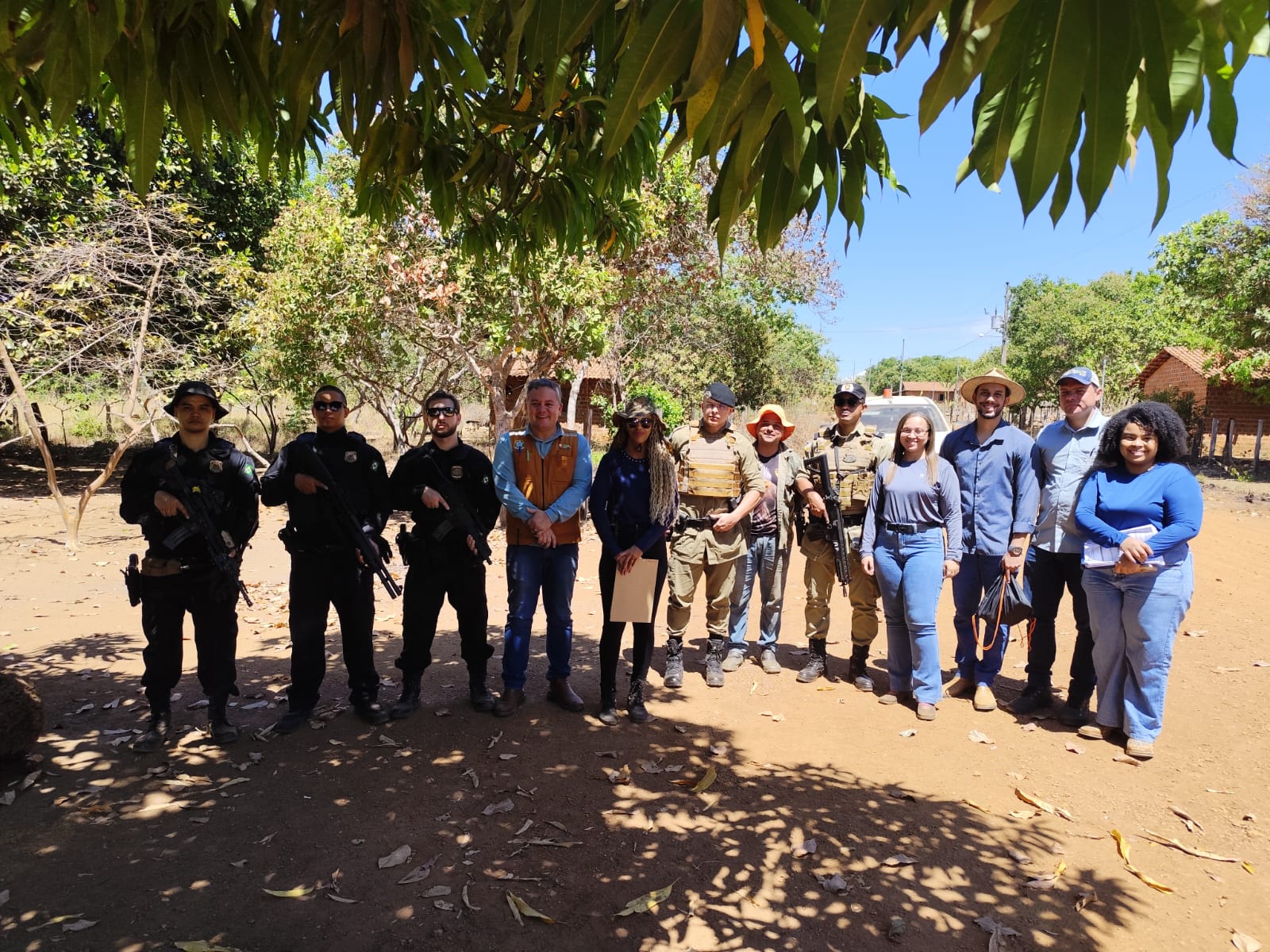MDA realiza operação em Tocantínia com apoio da PF e SEAGRO para investigar suspeita de reconcentração de lotes