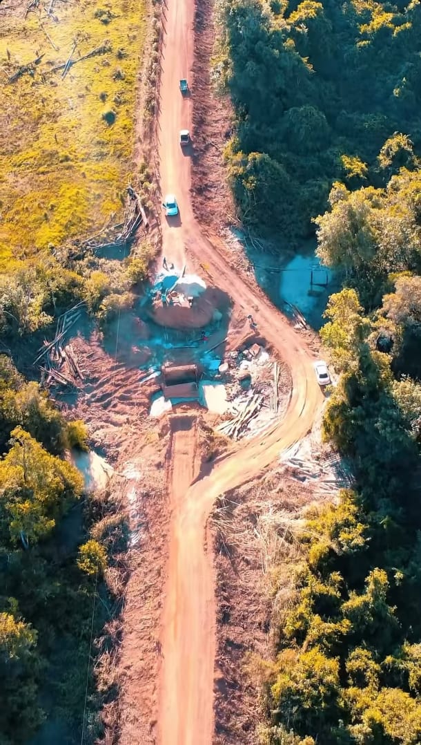Iniciada a construção da nova ponte no Assentamento Buritirana, em Caseara