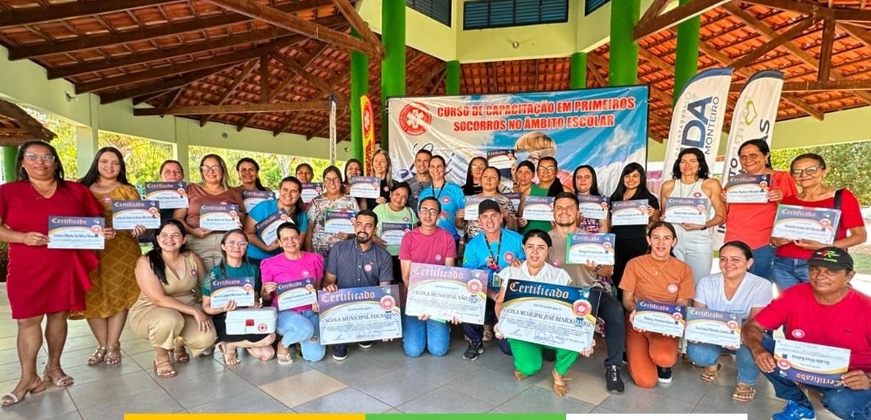 Monte Santo promove capacitação em primeiros socorros para servidores da Educação