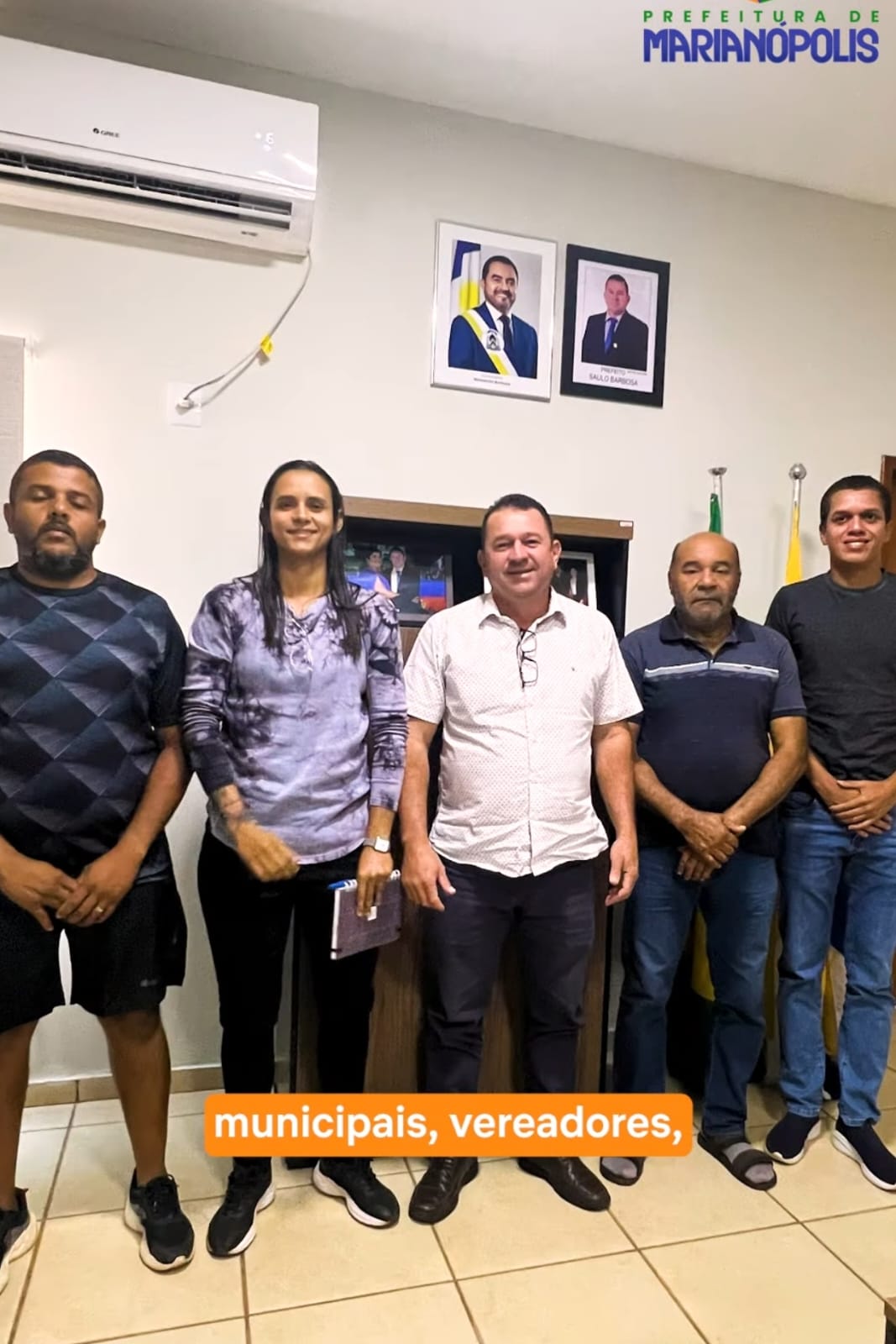 Prefeito Saulo Barbosa retoma agenda em Marianópolis após compromissos em Brasília