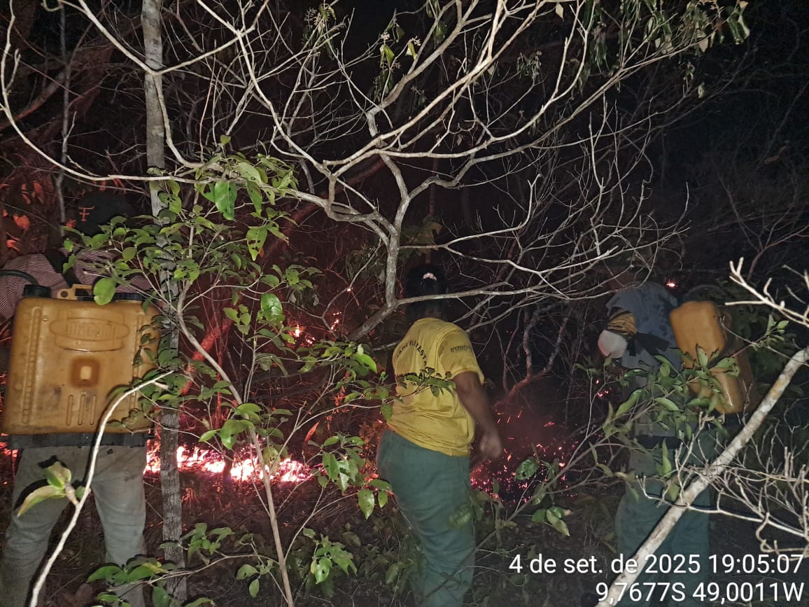 Brigada Ambiental atua em nova frente de incêndio na zona rural de Divinópolis