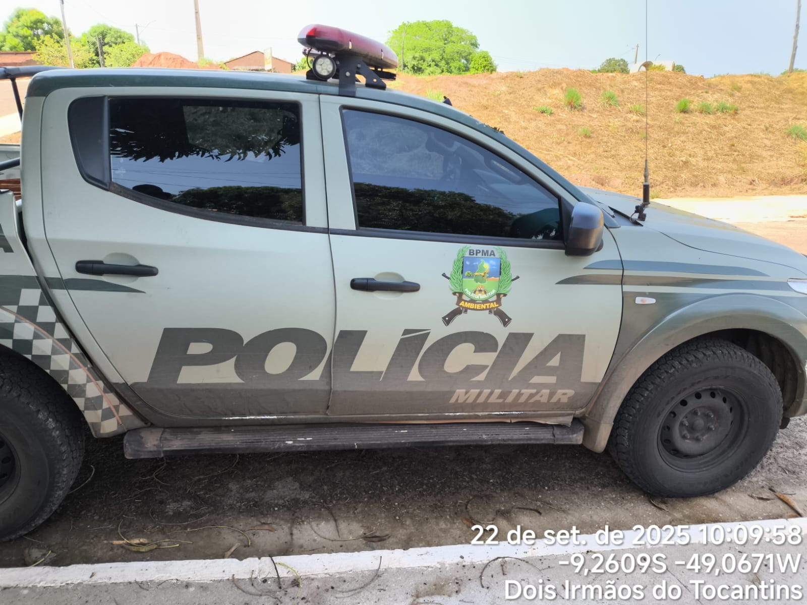 Polícia Militar Ambiental e Brigada Ambiental combatem crime ambiental em Dois Irmãos do Tocantins