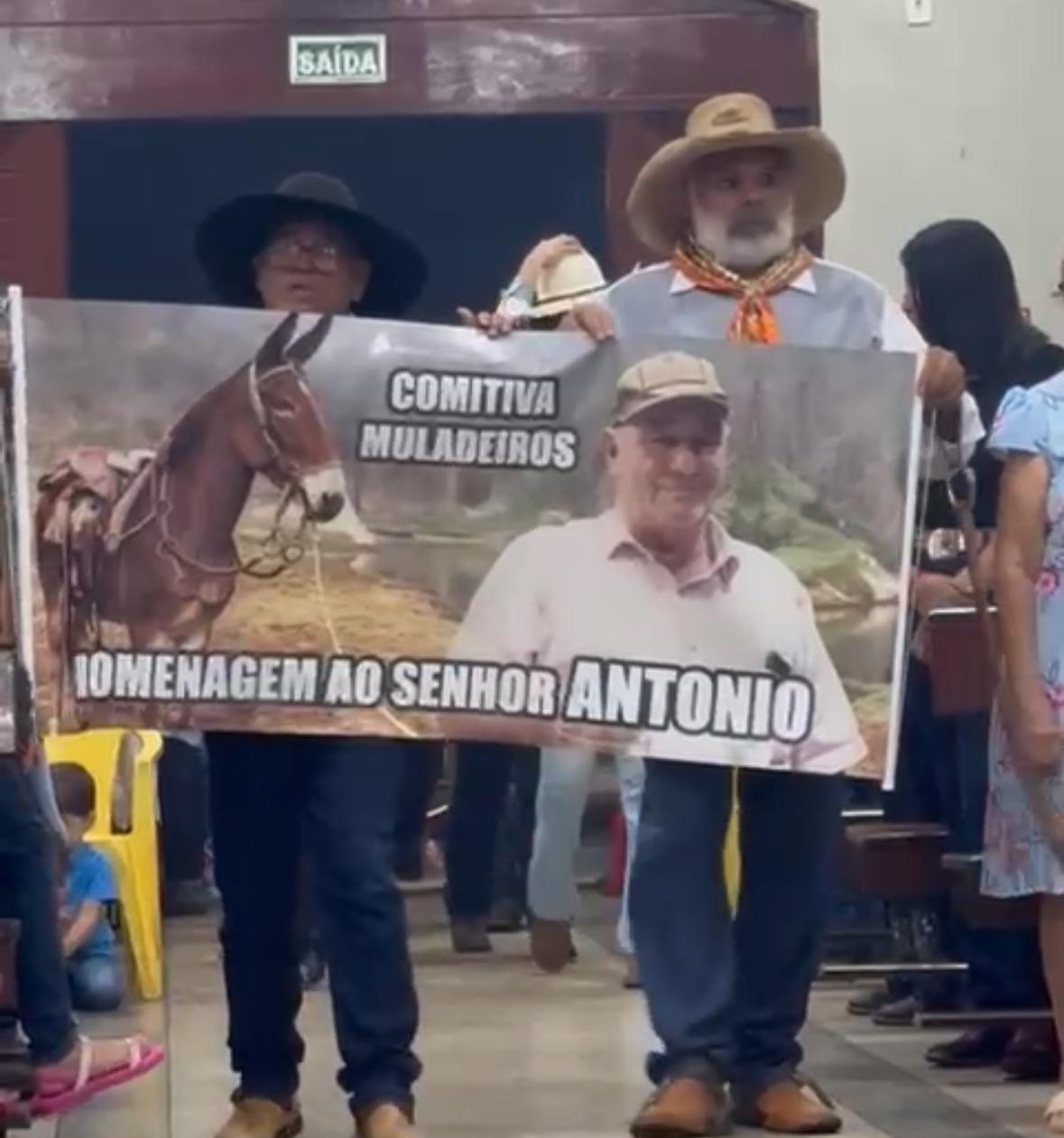 Missa Sertaneja em Marianópolis homenageia Antônio Ribeiro, o “Tonhão Barbudo”