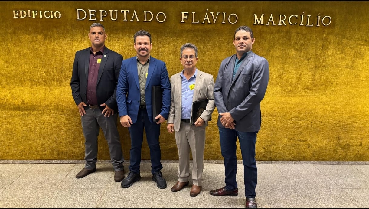 Prefeito Marcos do Chico e vereadores de Caseara cumprem agenda em Brasília em busca de recursos para o município