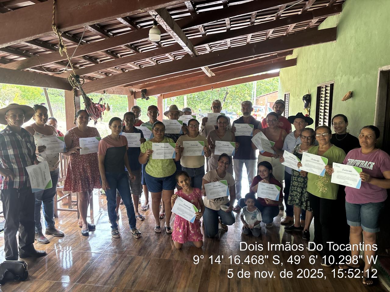 Palestra educativa sobre adubação verde e ações ambientais movimenta Dois Irmãos do Tocantins