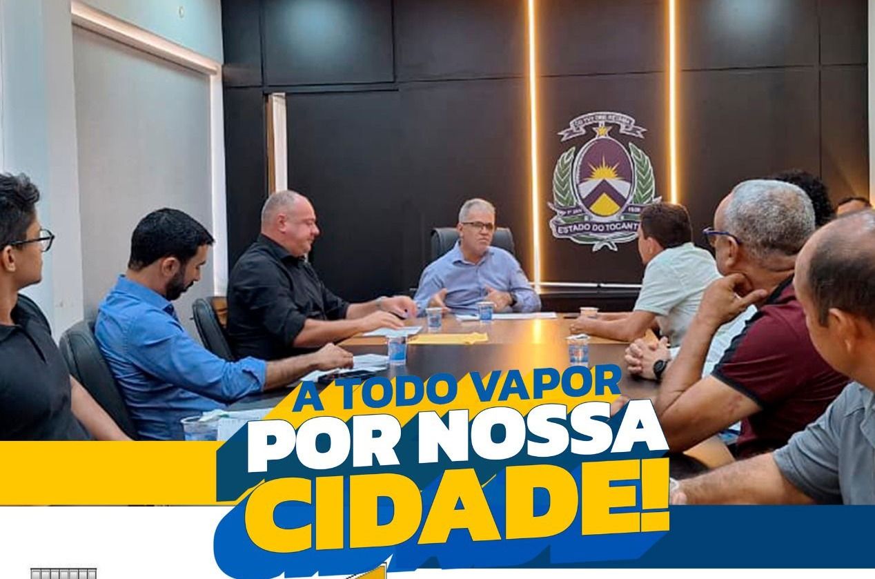 Prefeito Flávio Rodrigues apresenta projeto de revitalização da Feira Coberta Neres em reunião com secretário estadual em Palmas