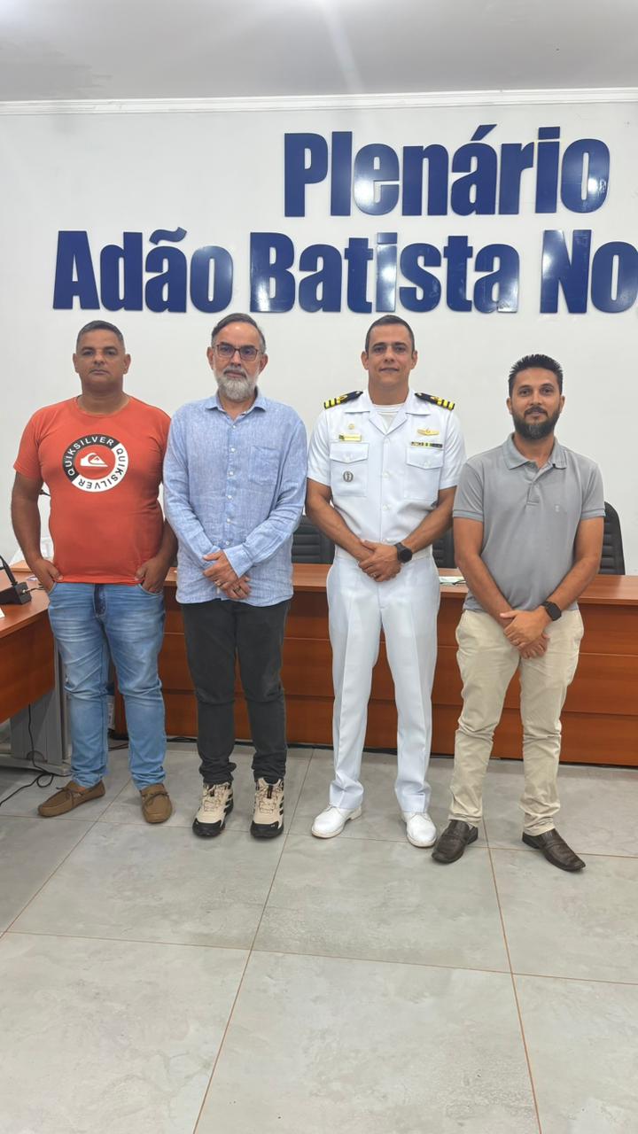 Vereador Gilvan do Felício representa Legislativo em entrega de certificados do curso de Marinheiro Fluvial em Caseara