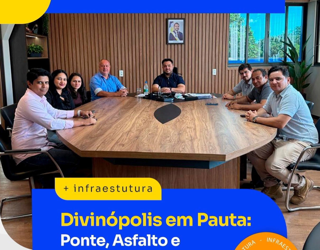 Prefeito e vereadores de Divinópolis se reúnem com presidente da AGETO para discutir obras e parcerias estruturantes