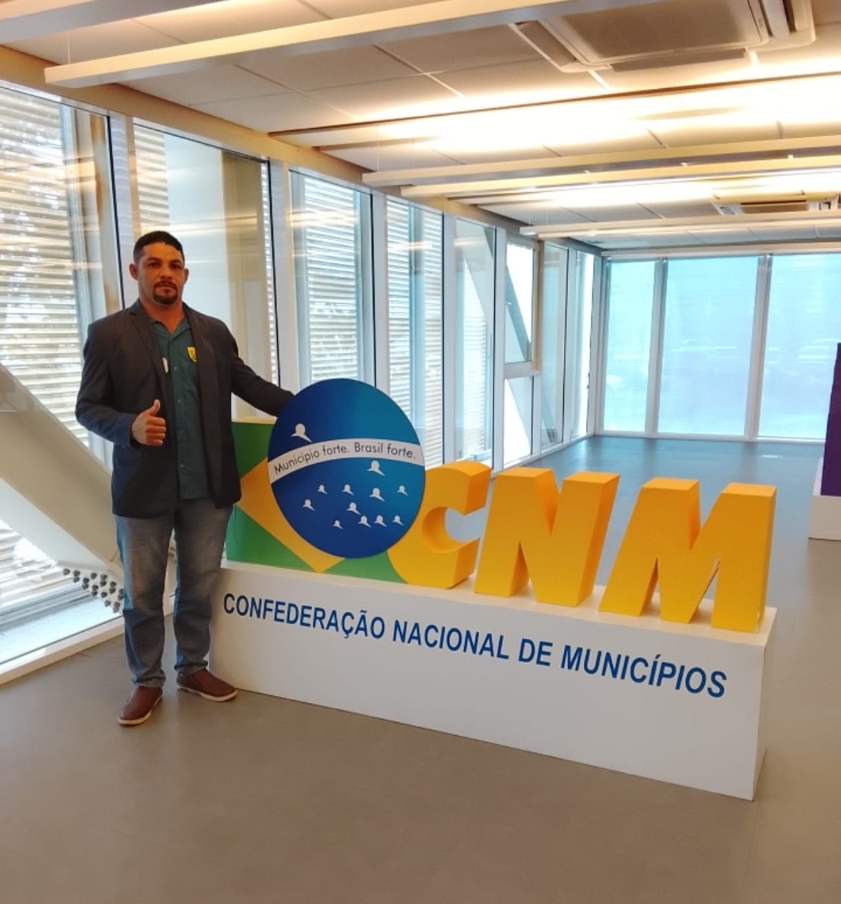Presidente da Câmara de Caseara Railson do Araguaia defende pautas municipalista na mobilização da CNM em Brasília
