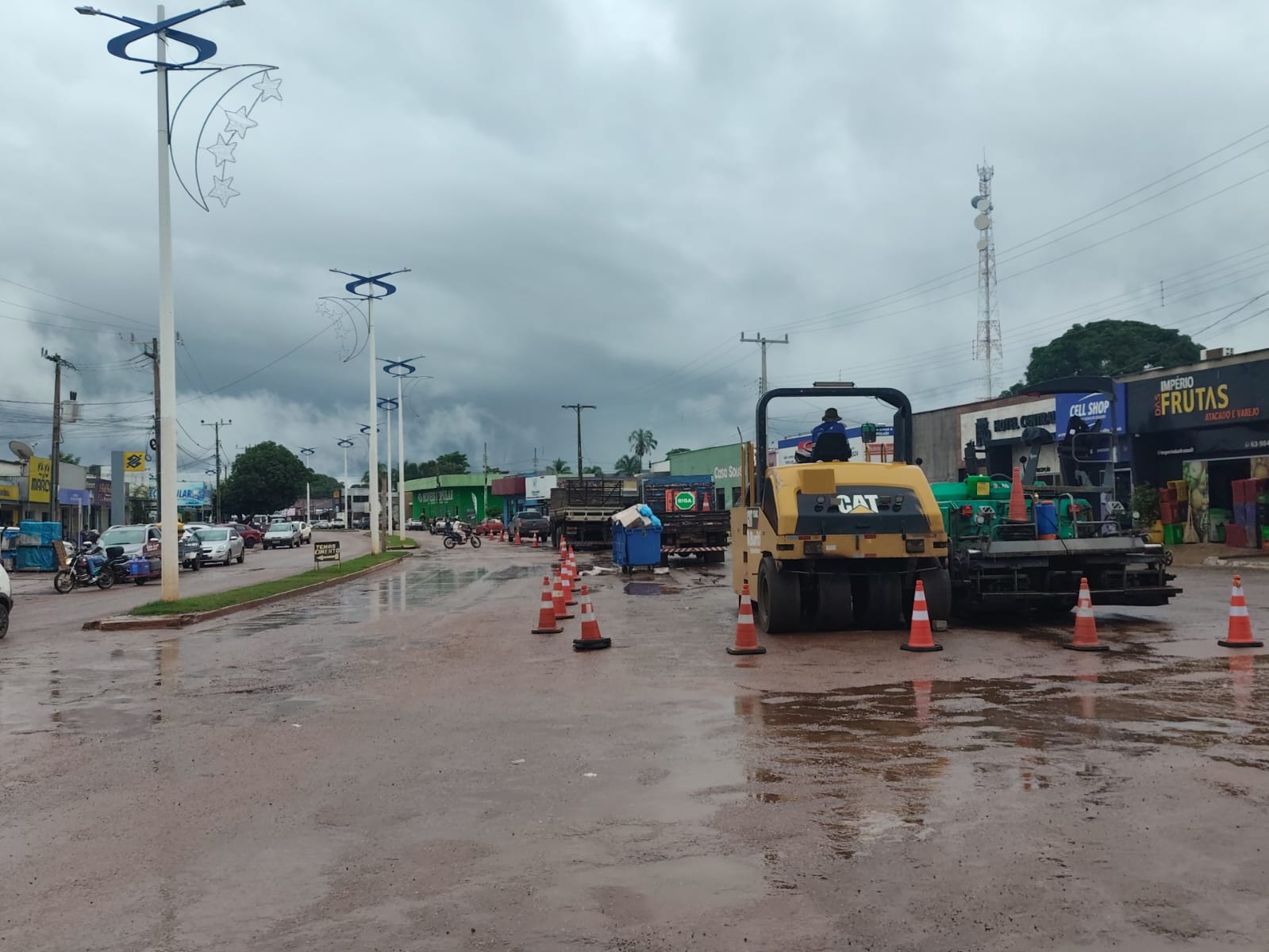 Revitalização da Avenida Codespar começa a transformar principal via de Divinópolis do Tocantins