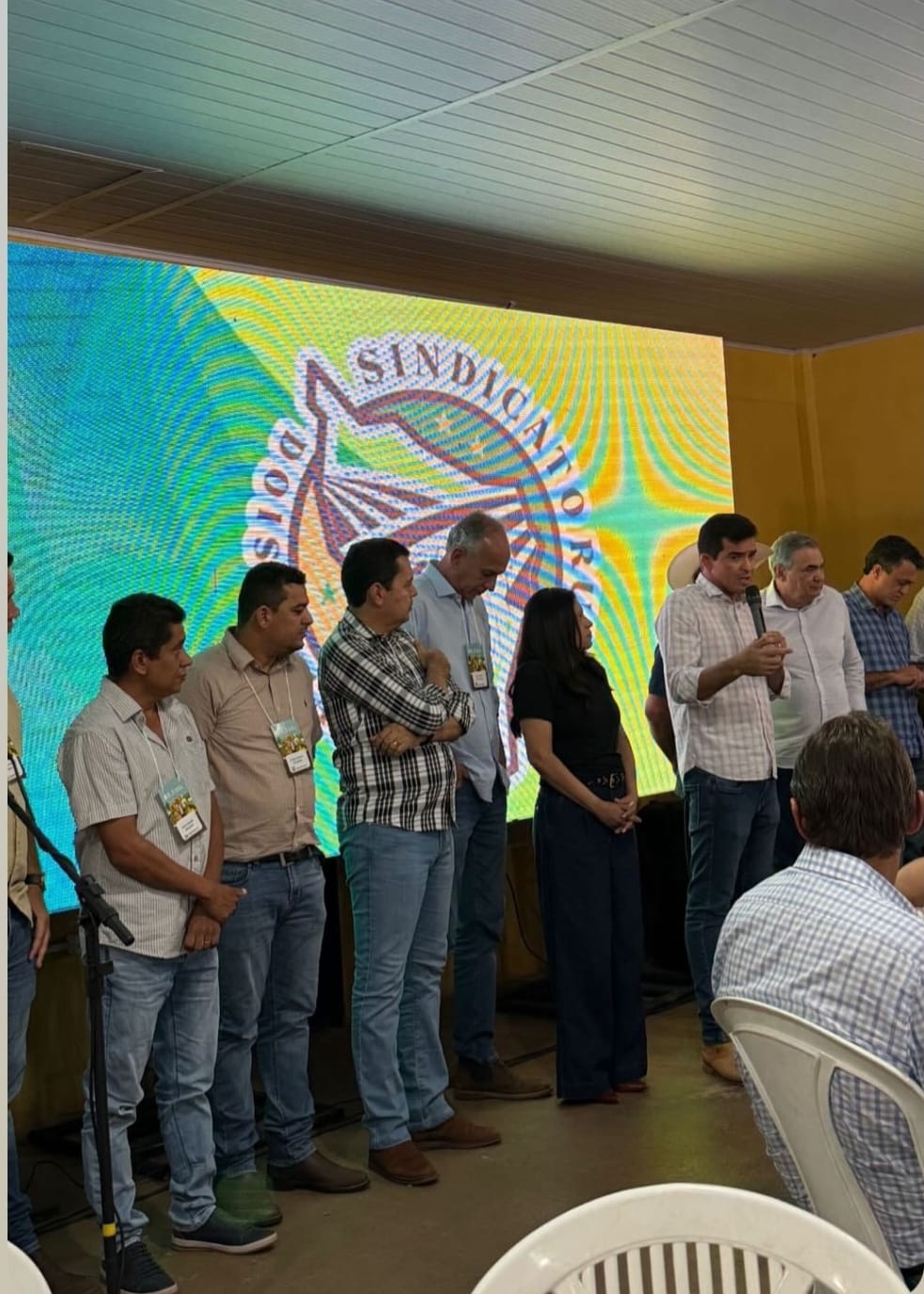 Prefeito Irmão Geciran destacou a modernização do tatersal do Leilão de Dois Irmãos do Tocantins