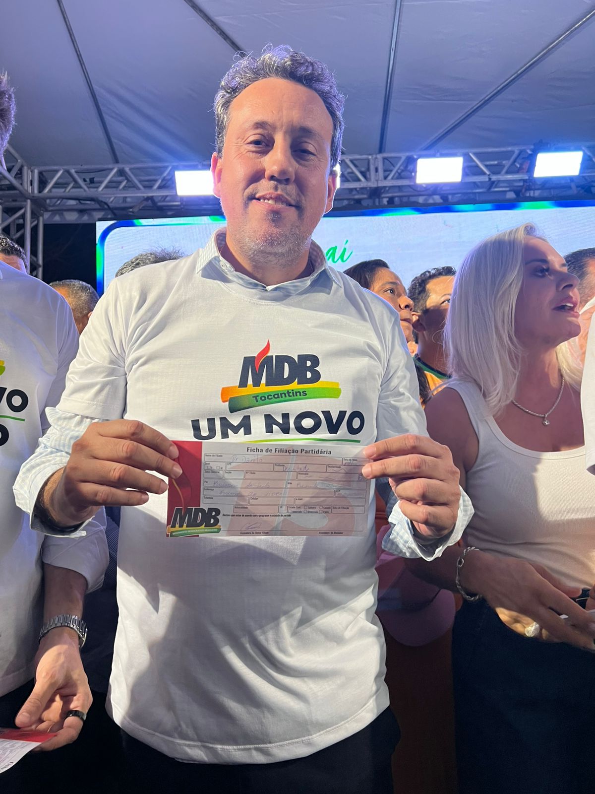 Deputado Danilo Alencar troca PL pelo MDB e defende união política do Vale do Araguaia em evento em Palmas