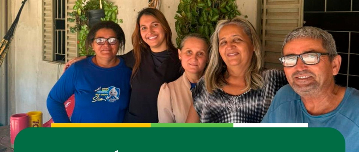 Equipe de saúde realiza visita domiciliar na zona rural de Monte Santo do Tocantins