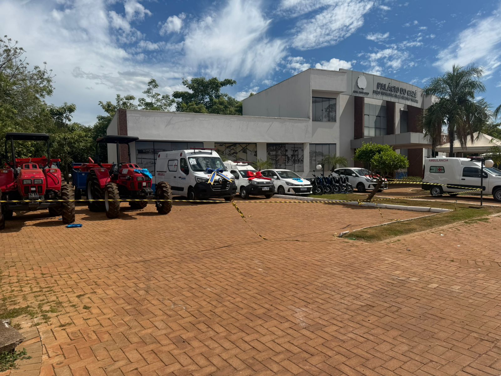 Cinco motocicletas irão integrar a frota dos agentes comunitários de saúde de Caseara