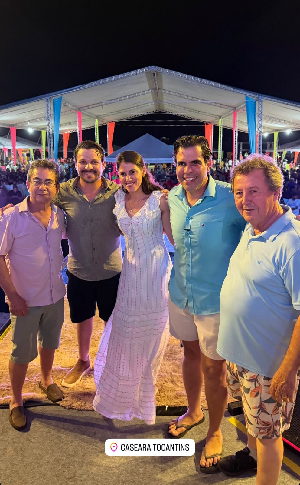 Temporada de Veraneio 2026 é aberta oficialmente na Praia da Ilha em Caseara com grande público e show de Naiara Azevedo