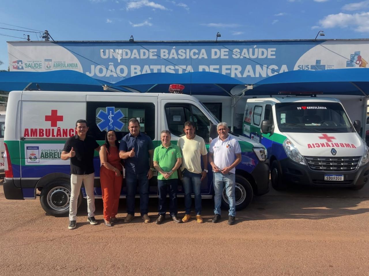 Abreulândia apresenta nova ambulância 0 km e amplia estrutura da saúde municipal