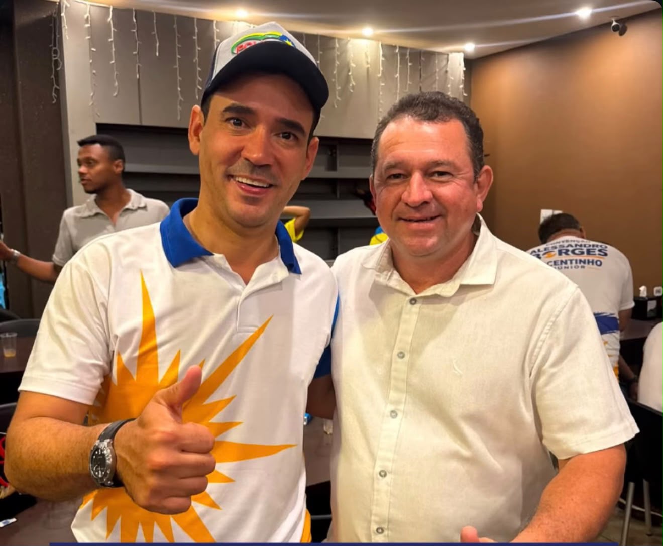 Prefeito Saulo Barbosa de Marianópolis participa de convenção de Vicentinho Júnior candidato ao Governo do Tocantins