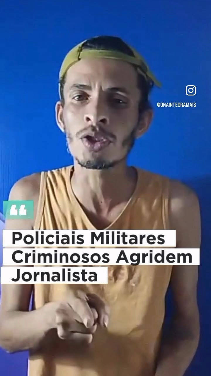 Jornalista Stoff Vieira denuncia agressão e ameaças durante abordagem de policiais militares em Araguaína