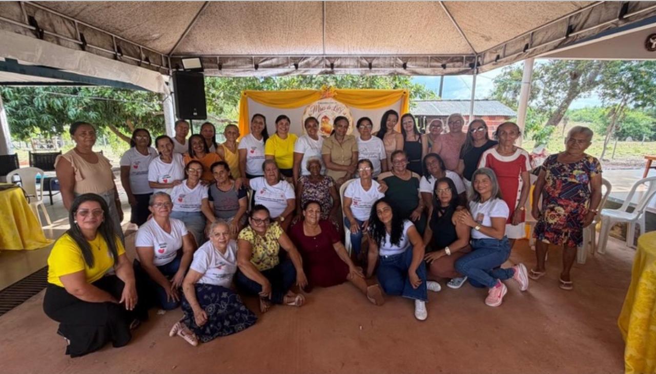 “Mães de Luz” reúne mulheres em encontro de acolhimento e solidariedade em Abreulândia
